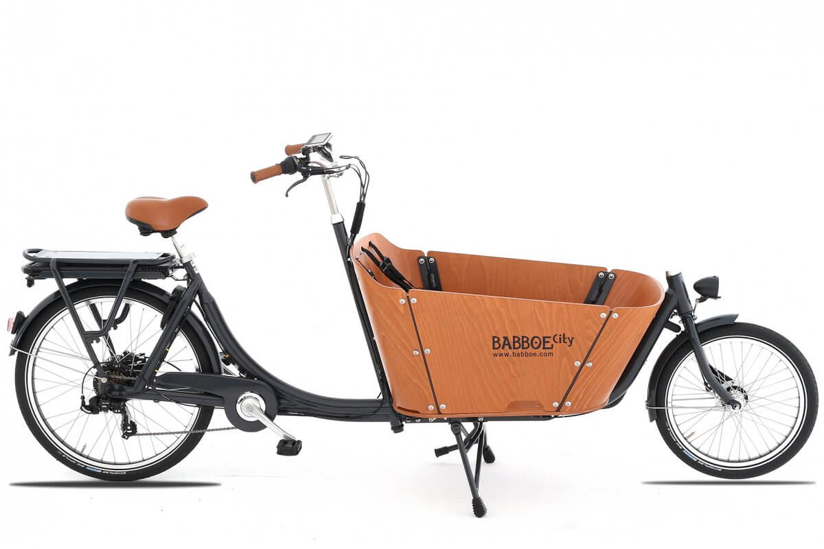 Das Babboe E-Bike als Transporter