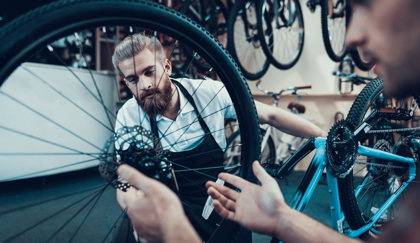 Wir pflegen und reparieren eure Fahrräder