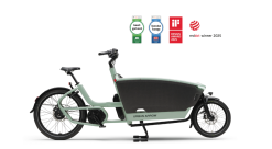 E-Lastenrad - Urban Arrow FamilyNext Advanced - 545 Wh - 825 km - 1 Jahr Garantie - 2501658RFGP