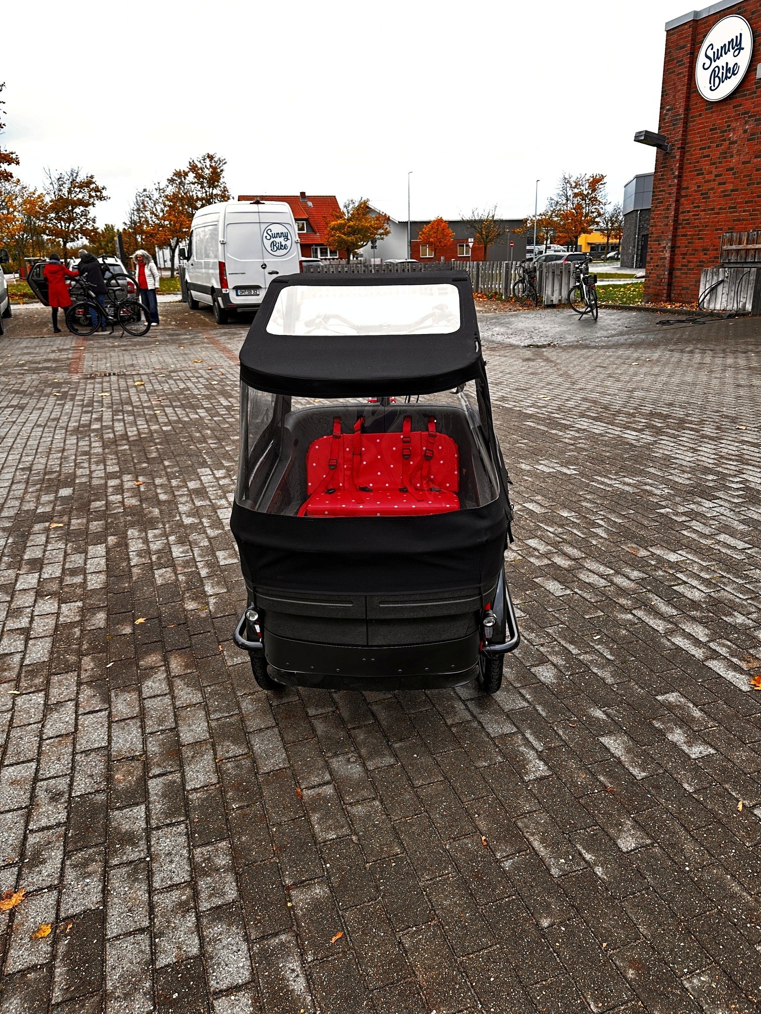 E-Lastenrad - Batavus Fier 3 - 2026er Saisonrad - inkl. Regenverdeck - 500 Wh - 924 km - AC3586993 – Bild 4